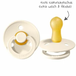 Schnuller - Colour 2er Pack - Ivory / Blush - Gr. 6-18 M