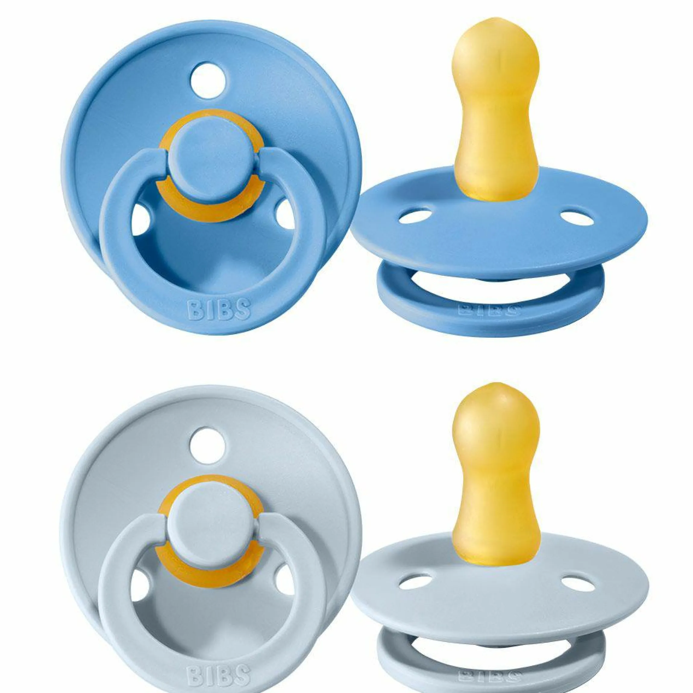 Schnuller - Colour 2er Pack - Sky Blue / Baby Blue - Gr. 0-6 M