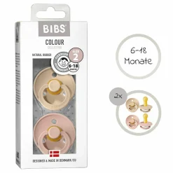 Schnuller - Colour 2er Pack - Blush / Vanilla - Gr. 6-18 M