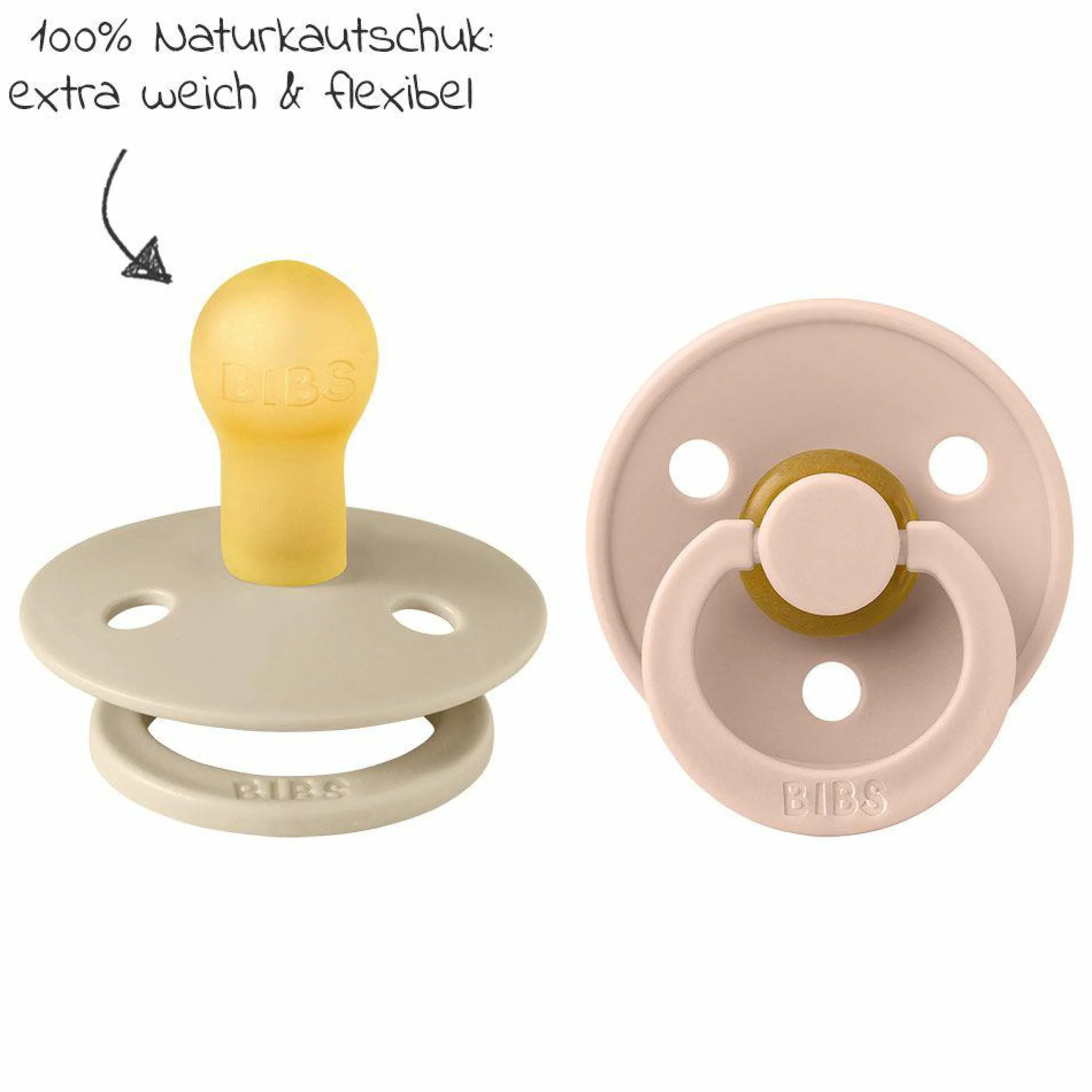 Schnuller - Colour 4er Pack - Blush / Woodchuck / Vanilla - Gr. 0-6 M