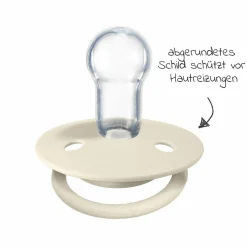 Schnuller - De Lux 2er Pack - Silikon - Ivory / Blush - Gr. 0-36 M