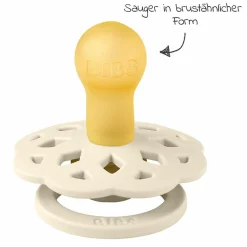 Schnuller 2er Pack Boheme - Naturkautschuk 6-18 M - Ivory / Blossom