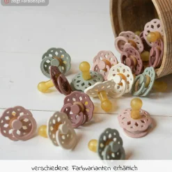 Schnuller 2er Pack Boheme - Naturkautschuk 6-18 M - Ivory / Blossom