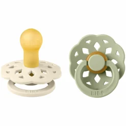 Schnuller 2er Pack Boheme - Naturkautschuk - Ivory / Sage - Gr. 0-6 M