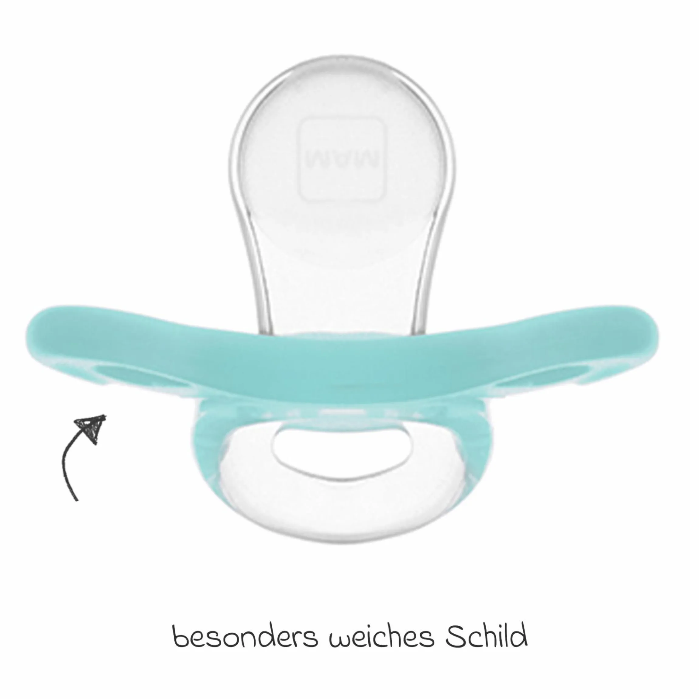 Schnuller 2er Pack Comfort - Silikon 3-12 M - Blau & Türkis