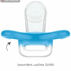 Schnuller 2er Pack Comfort - Silikon Newborn 0-3 M - Pink & Lila