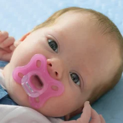 Schnuller 2er Pack Comfort - Silikon Newborn 0-3 M - Pink & Lila