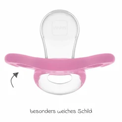 Schnuller 2er Pack Comfort - Silikon 3-12 M - Pink & Mint