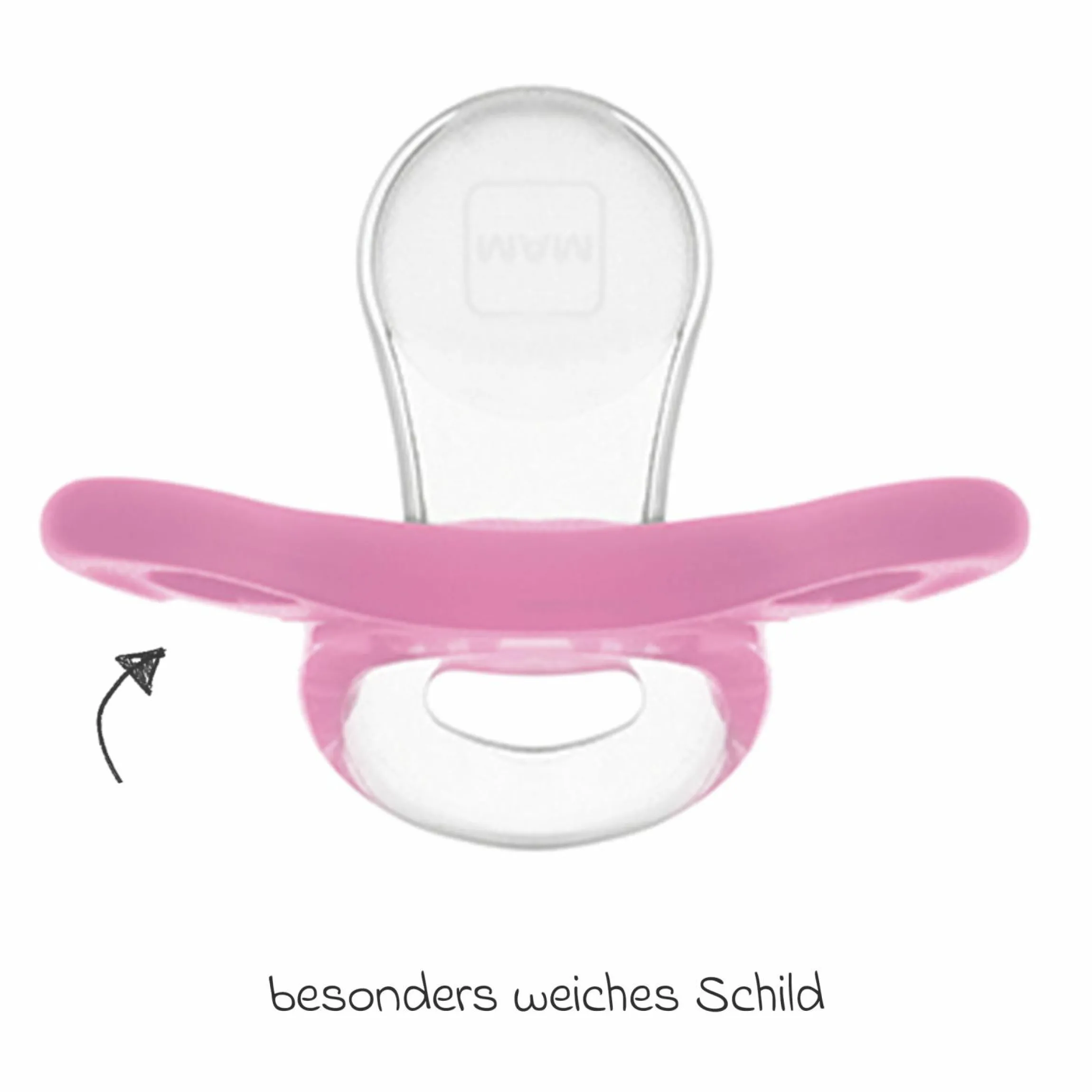 Schnuller 2er Pack Comfort - Silikon 3-12 M - Pink & Mint