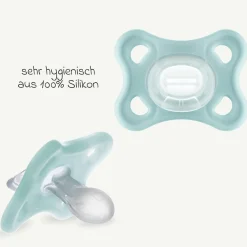 Schnuller 2er Pack Comfort - Silikon 3-12 M - Pink & Mint