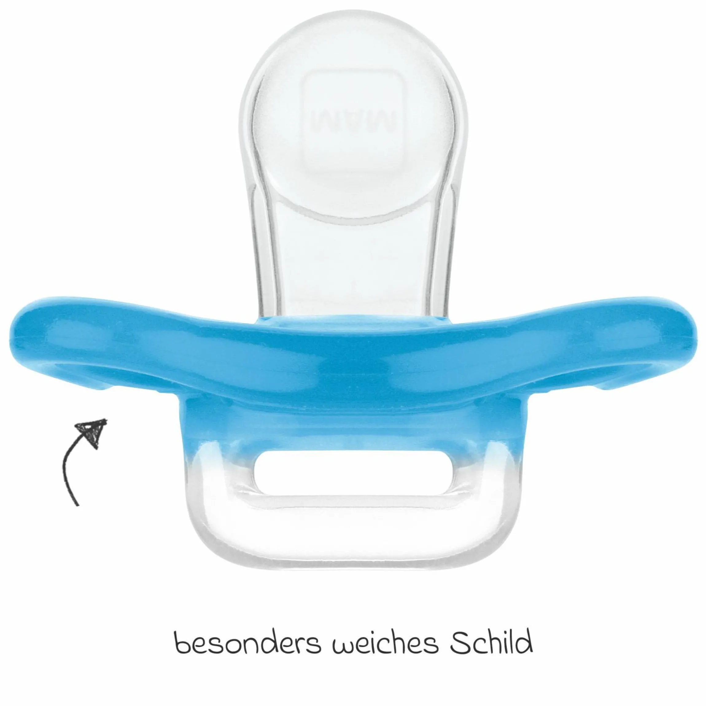 Schnuller 2er Pack Comfort - Silikon Newborn 0-3 M - Blau & Türkis