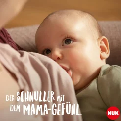 Schnuller 2er Pack MommyFeel - Silikon 0-9 M - Mint / Offwhite