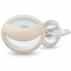 Schnuller 2er Pack MommyFeel - Silikon 0-9 M - Greige / Sandstone