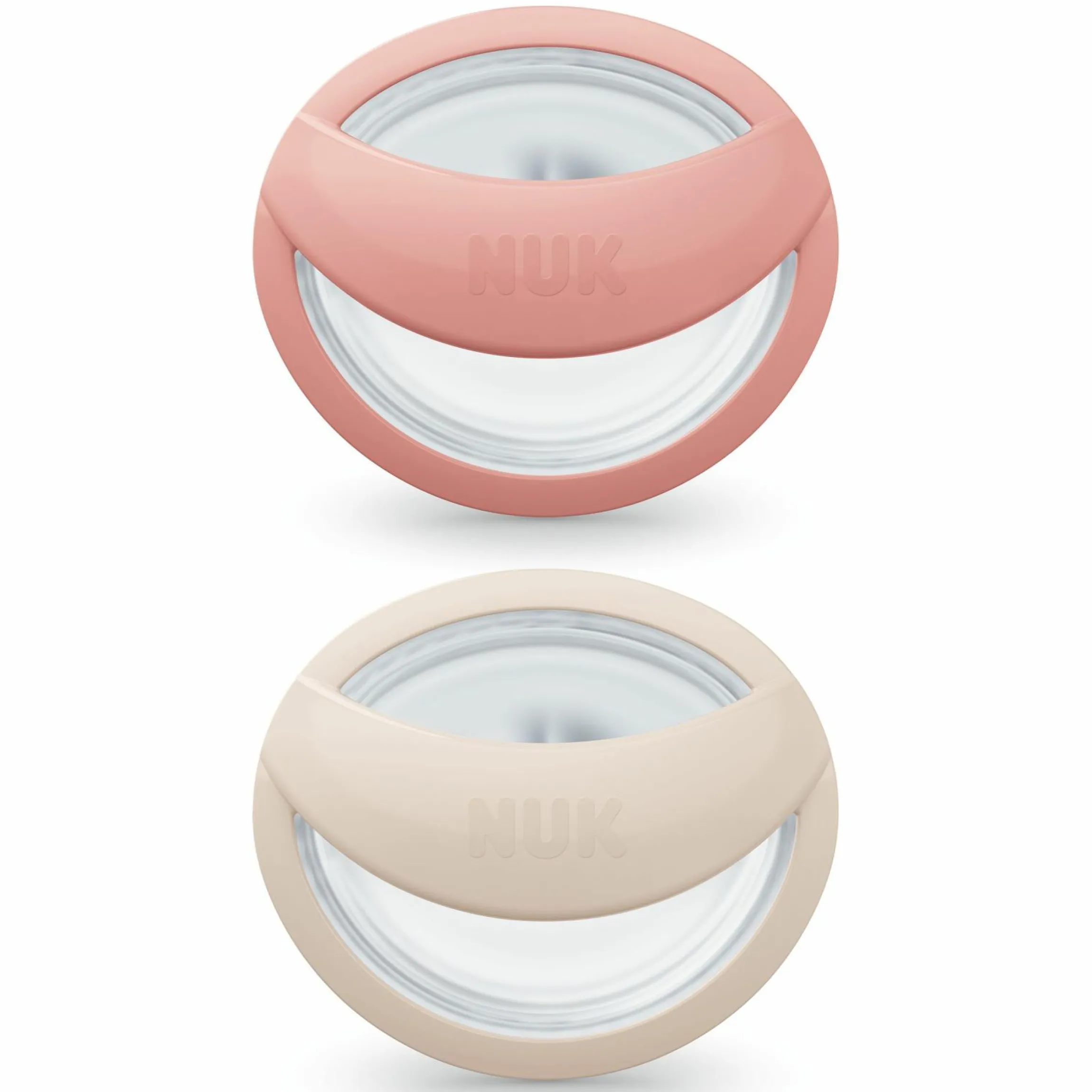 Schnuller 2er Pack MommyFeel - Silikon 0-9 M - Blush / Sanstone