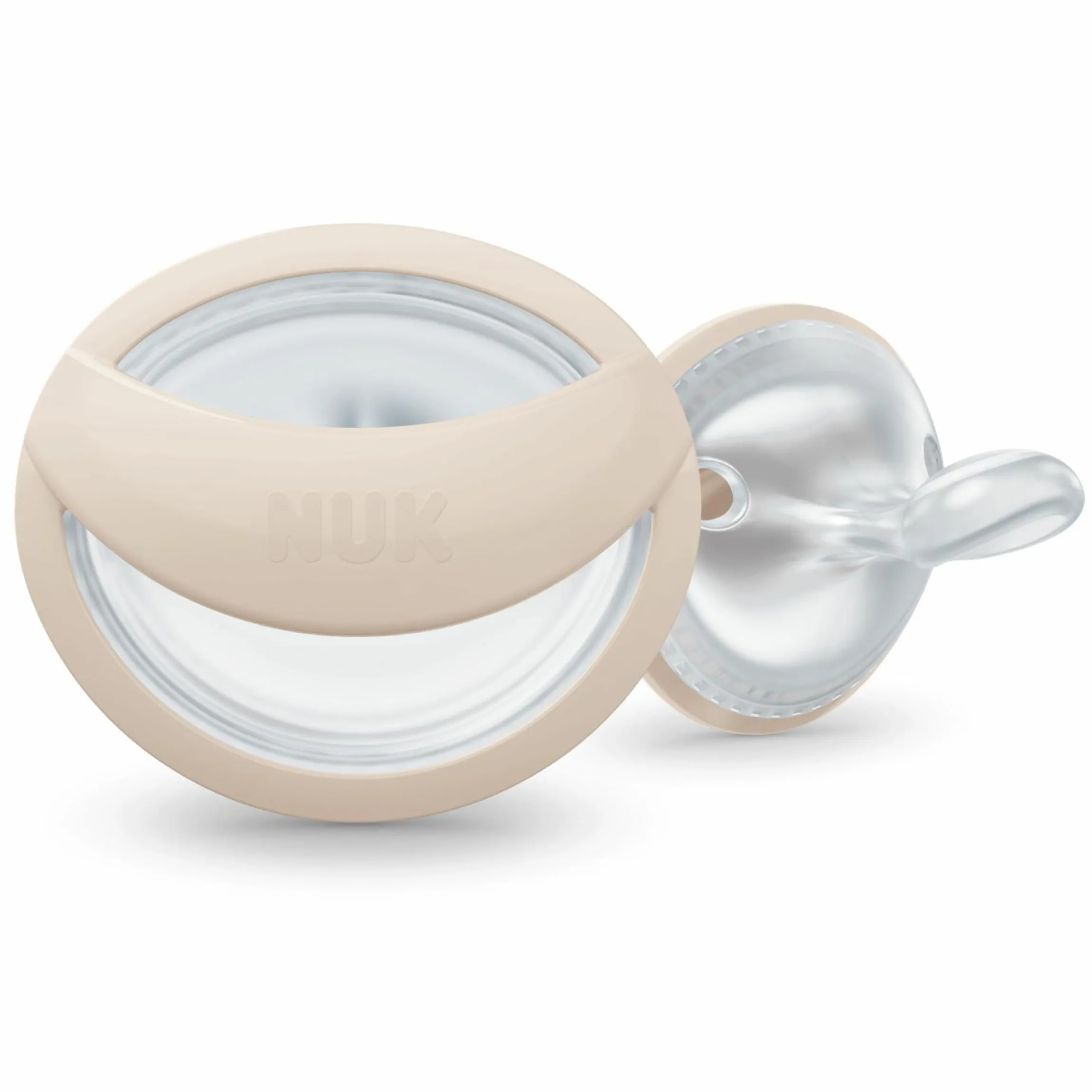 Schnuller 2er Pack MommyFeel - Silikon 0-9 M - Blush / Sanstone
