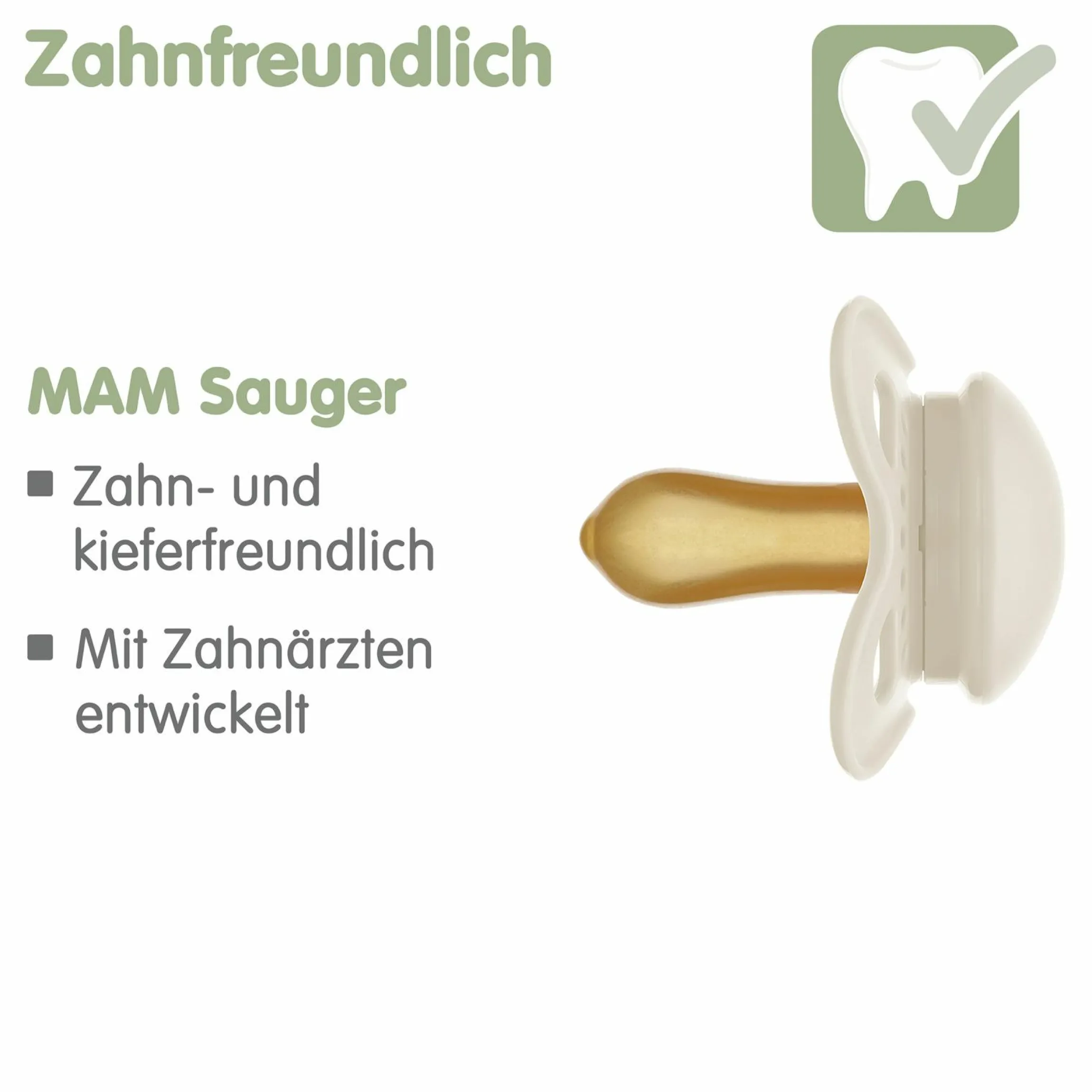 Schnuller 2er Pack Original - Naturkautschuk 0-6 M - Hase & Reh
