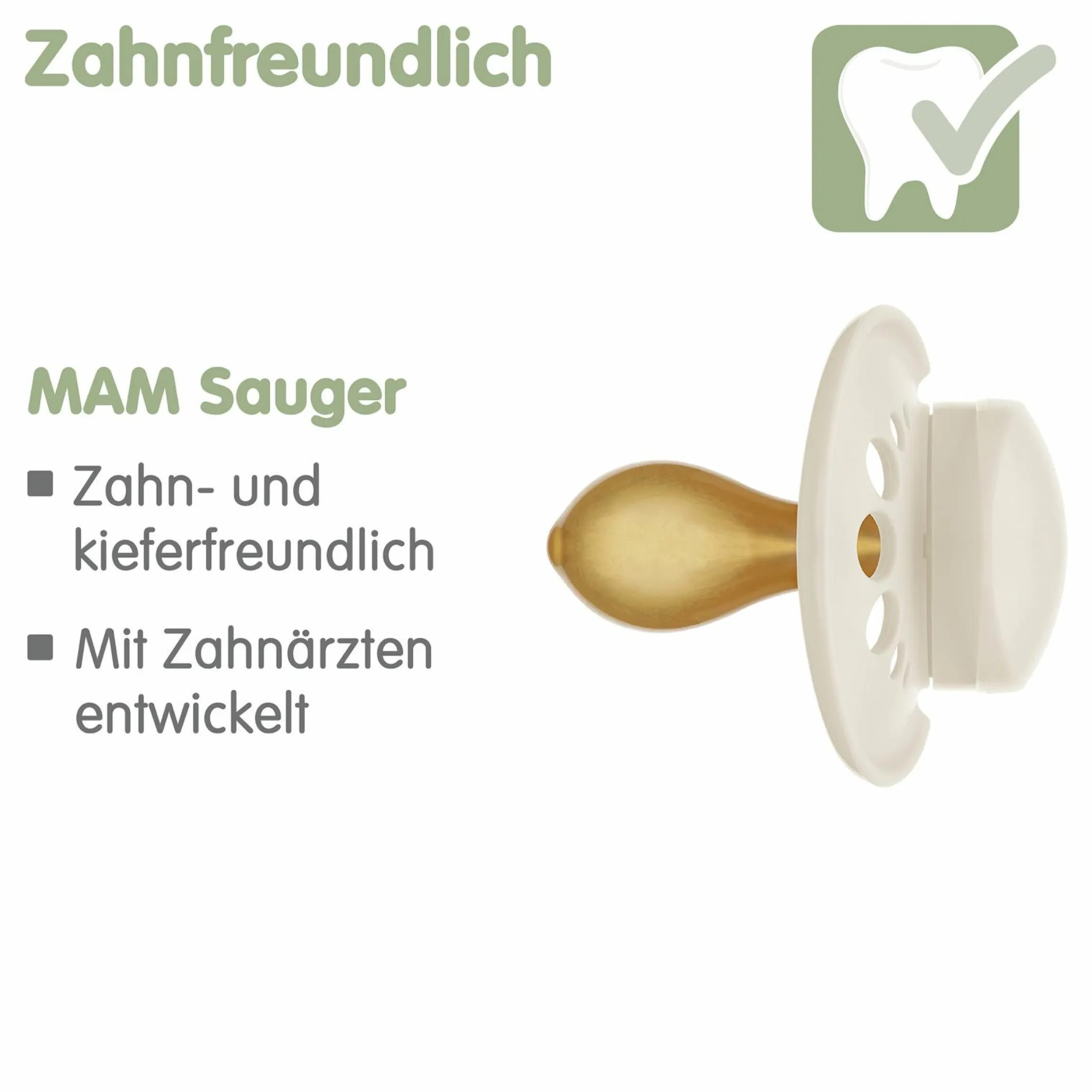 Schnuller 2er Pack Original - Naturkautschuk 0-6 M - Hase & Reh