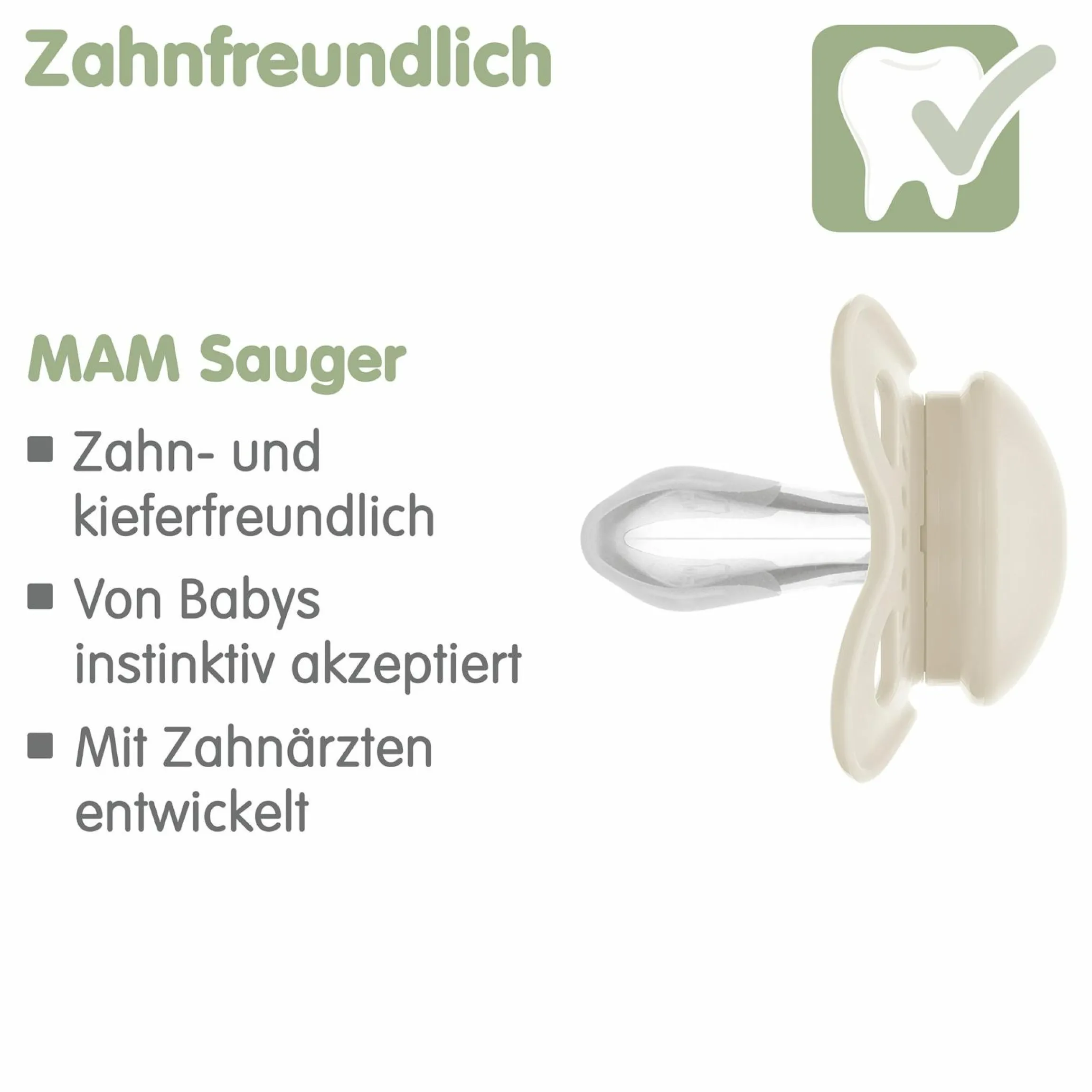 Schnuller 2er Pack Original - Silikon 0-6 M - Blau & Beige