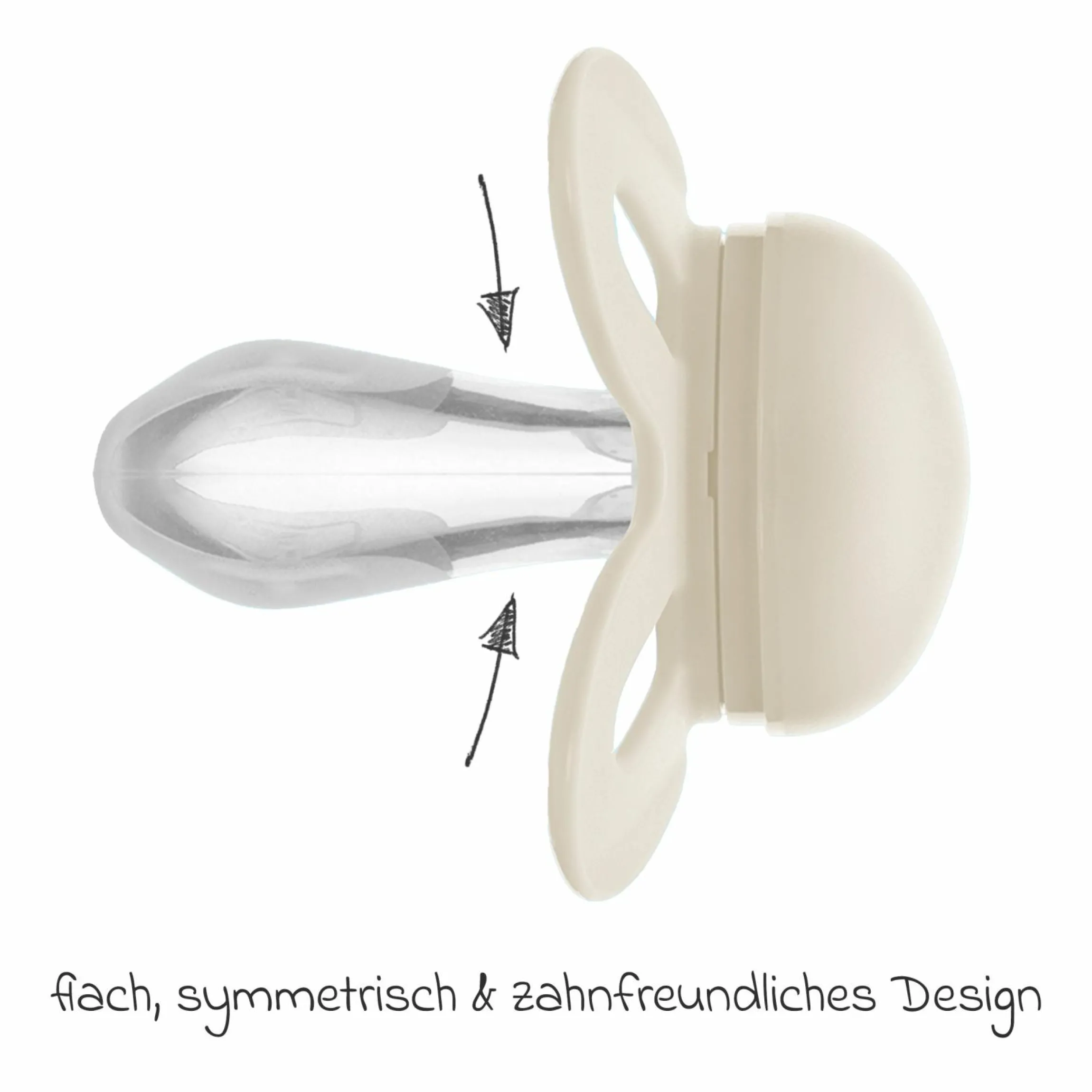 Schnuller 2er Pack Original Start - Silikon 0-2 M - Blau & Beige