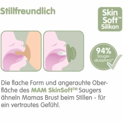 Schnuller 2er Pack Original - Silikon 6-16 M - I Love Daddy - Blau