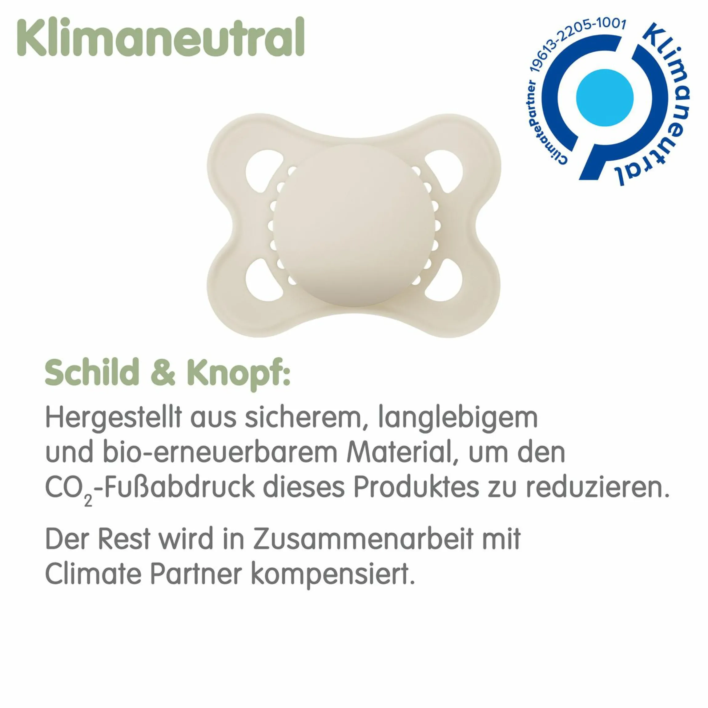 Schnuller 2er Pack Original - Naturkautschuk 0-6 M - Bär & Otter