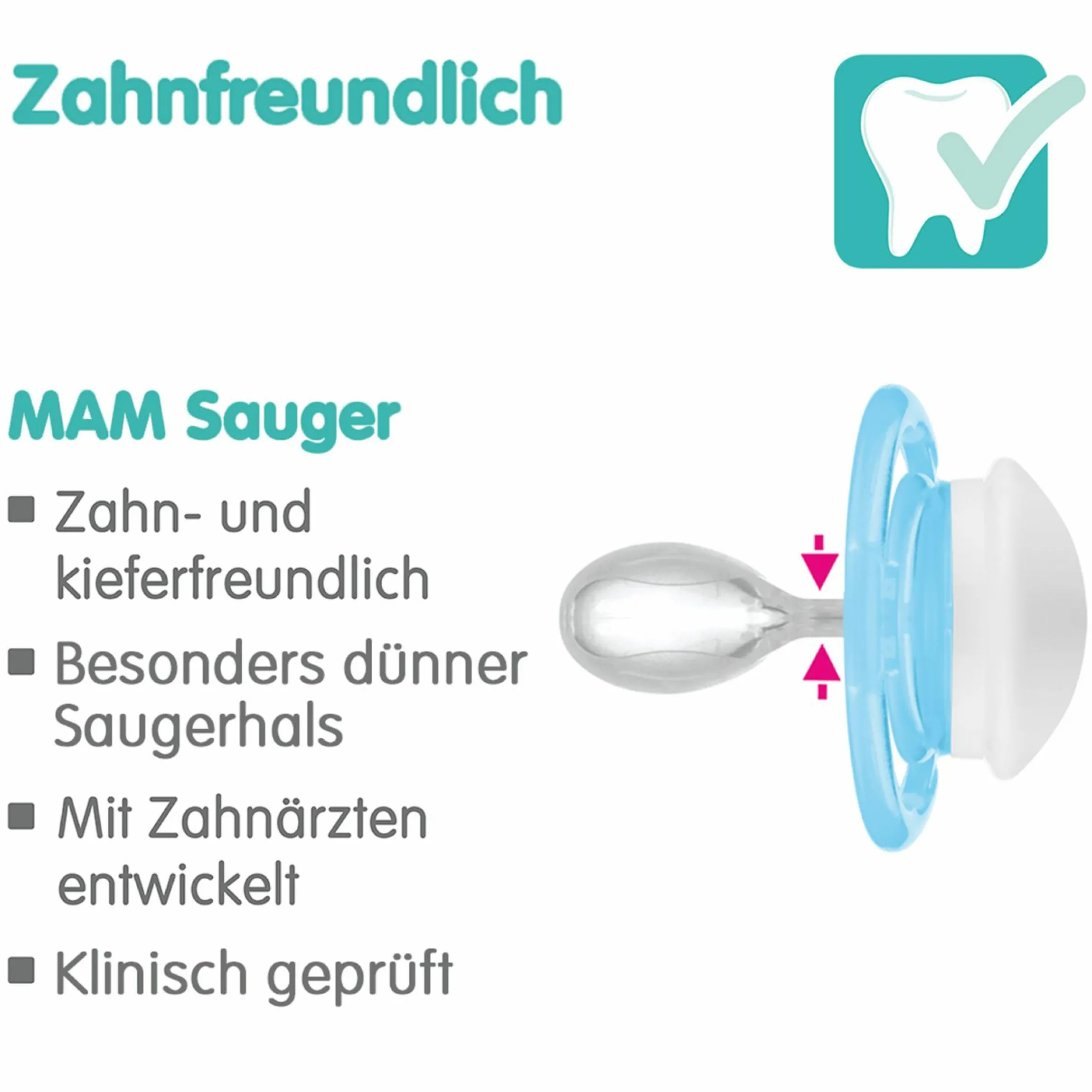 Schnuller 2er Pack Perfect - Silikon - 6-16 M - Blau