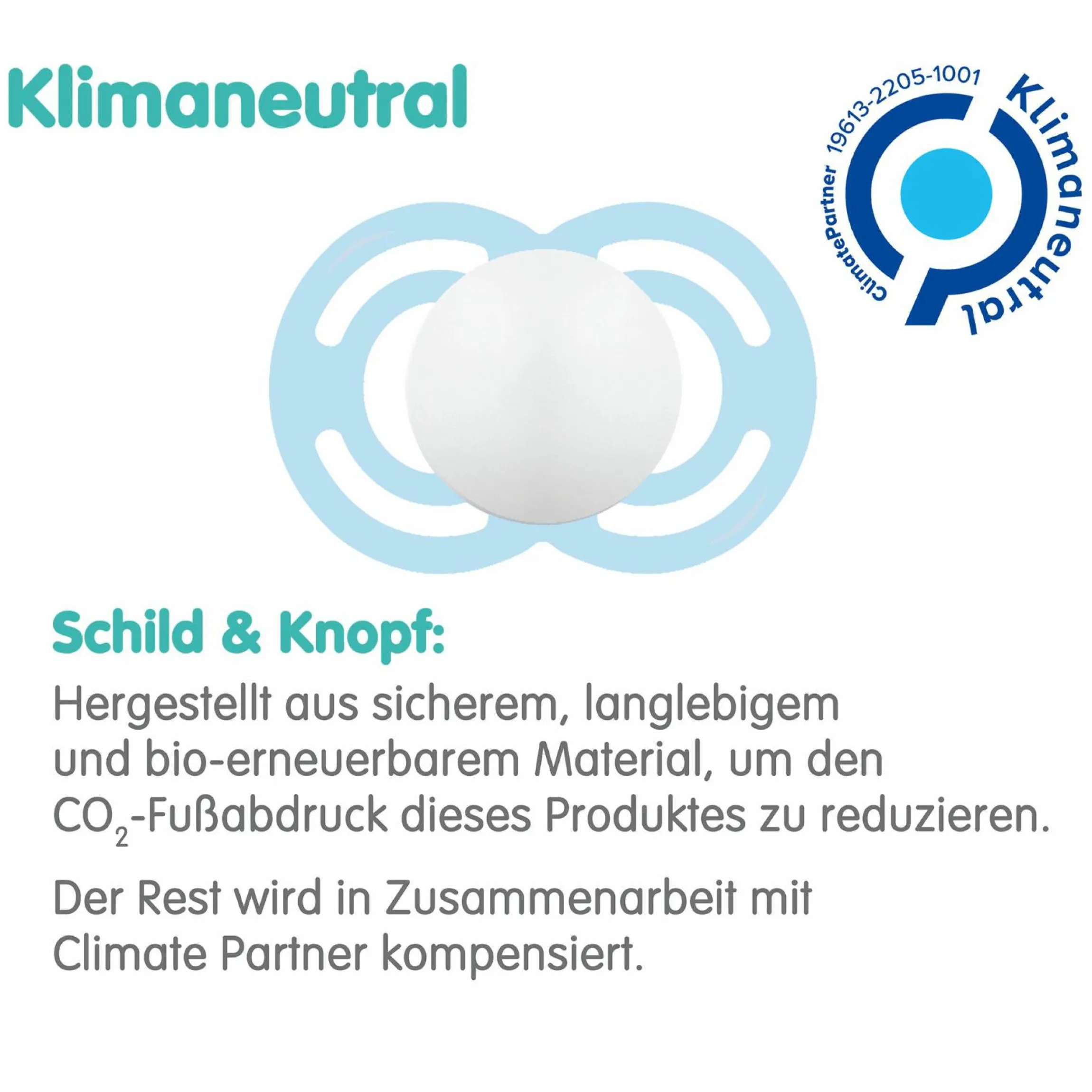 Schnuller 2er Pack Perfect - Silikon - 6-16 M - Blau