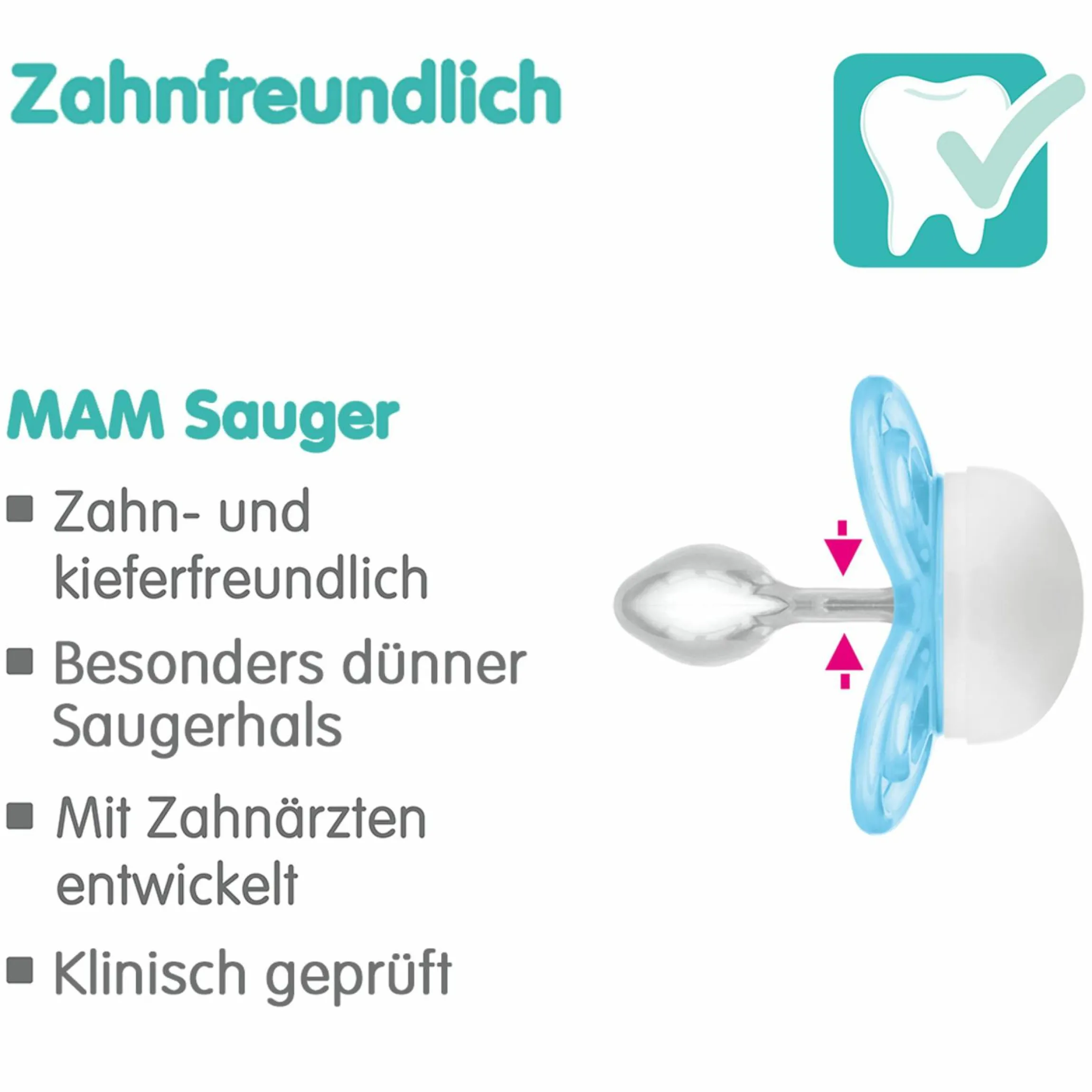 Schnuller 2er Pack Perfect Start - Silikon - 0-2 M - Rosa