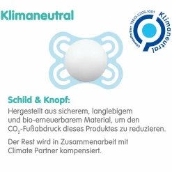 Schnuller 2er Pack Perfect - Silikon - 0-6 M - Blau