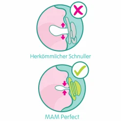 Schnuller 2er Pack Perfect Start - Silikon - 0-2 M - Blau