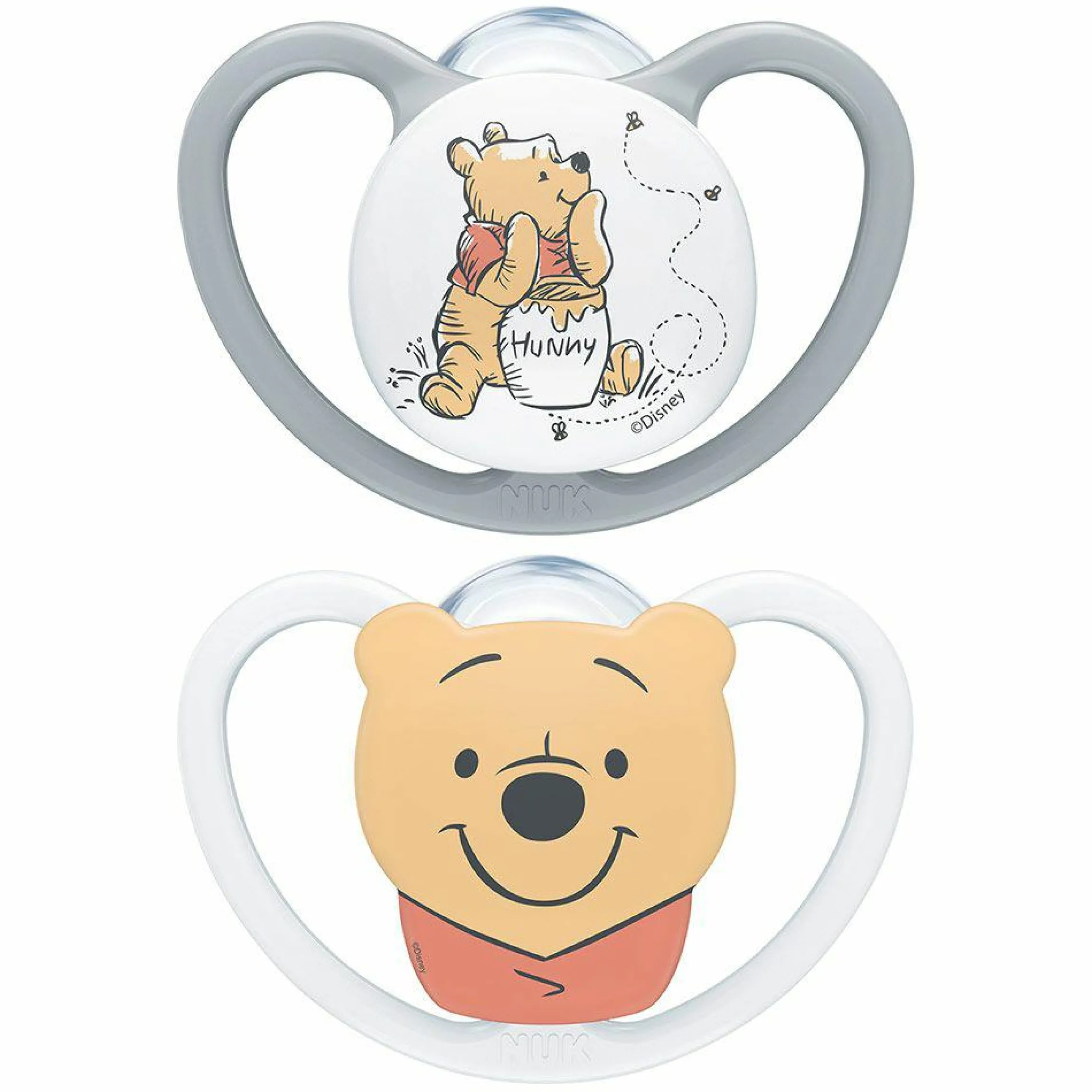 Schnuller 2er Pack Space - Silikon 6-18 M - Disney Winnie Pooh