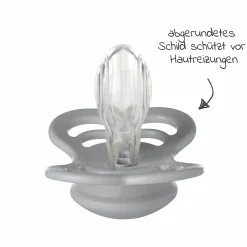 Schnuller 2er Pack Supreme - Silikon - Cloud / Steel Blue - Gr. 0-6 M