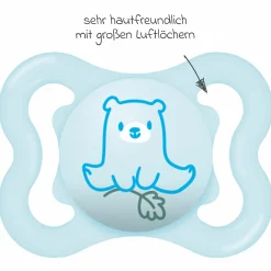 Schnuller 2er Pack Supreme - Silikon 0-6 M - Blau