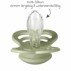 Schnuller 2er Pack Supreme - Silikon - Ivory / Sage - Gr. 6-36 M