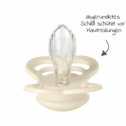 Schnuller 2er Pack Supreme - Silikon - Ivory / Blush - Gr. 6-36 M