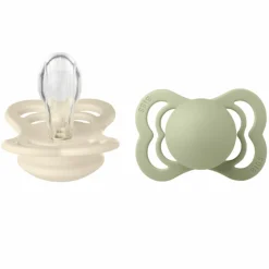 Schnuller 2er Pack Supreme - Silikon - Ivory / Sage - Gr. 0-6 M