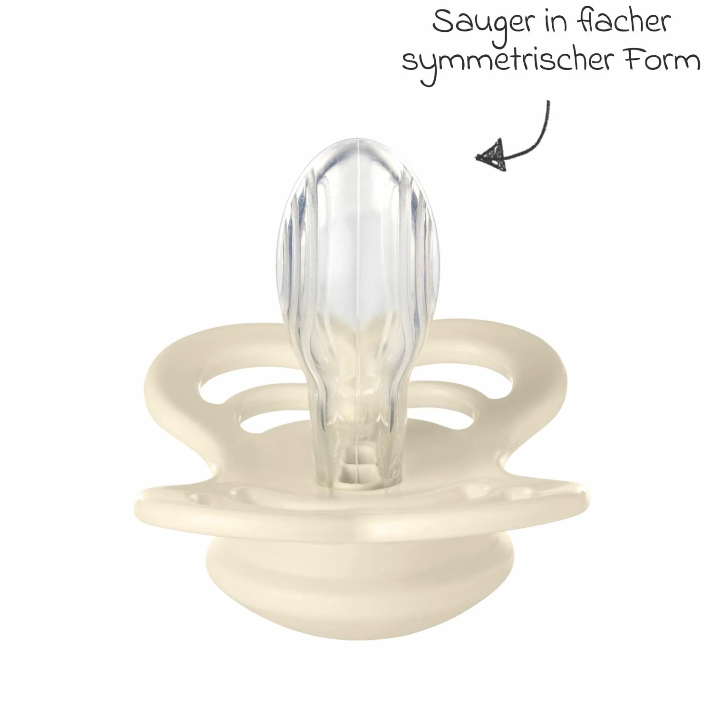 Schnuller 2er Pack Supreme - Silikon - Ivory / Sage - Gr. 0-6 M