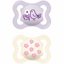 Schnuller 2er Pack Supreme - Silikon 0-6 M - Lila