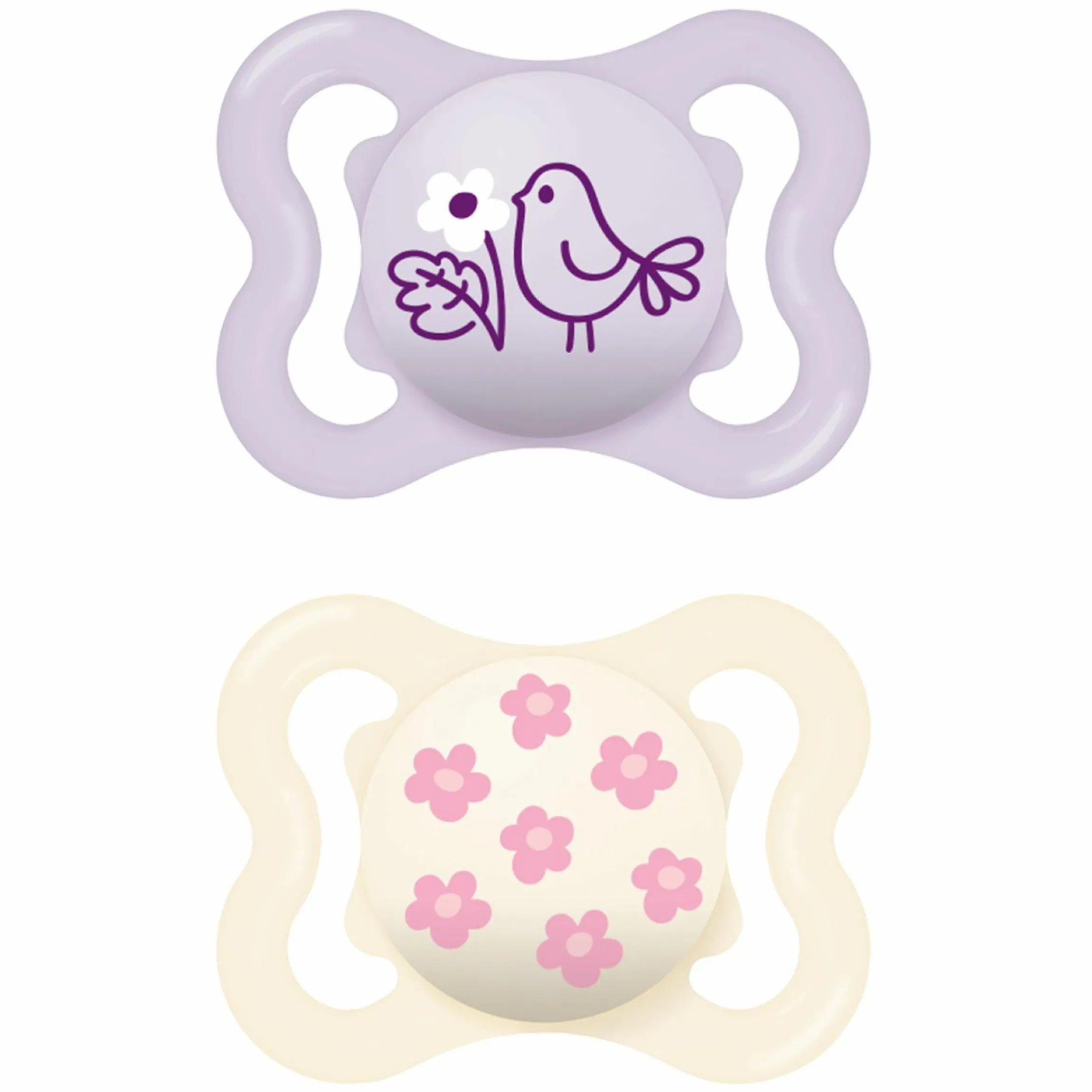Schnuller 2er Pack Supreme - Silikon 0-6 M - Lila