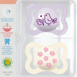Schnuller 2er Pack Supreme - Silikon 0-6 M - Lila