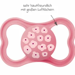 Schnuller 2er Pack Supreme - Silikon 6-16 M - Pink
