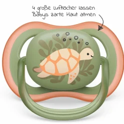 Schnuller 2er Pack Ultra Air 6-18 M - Schildkröte / Wal
