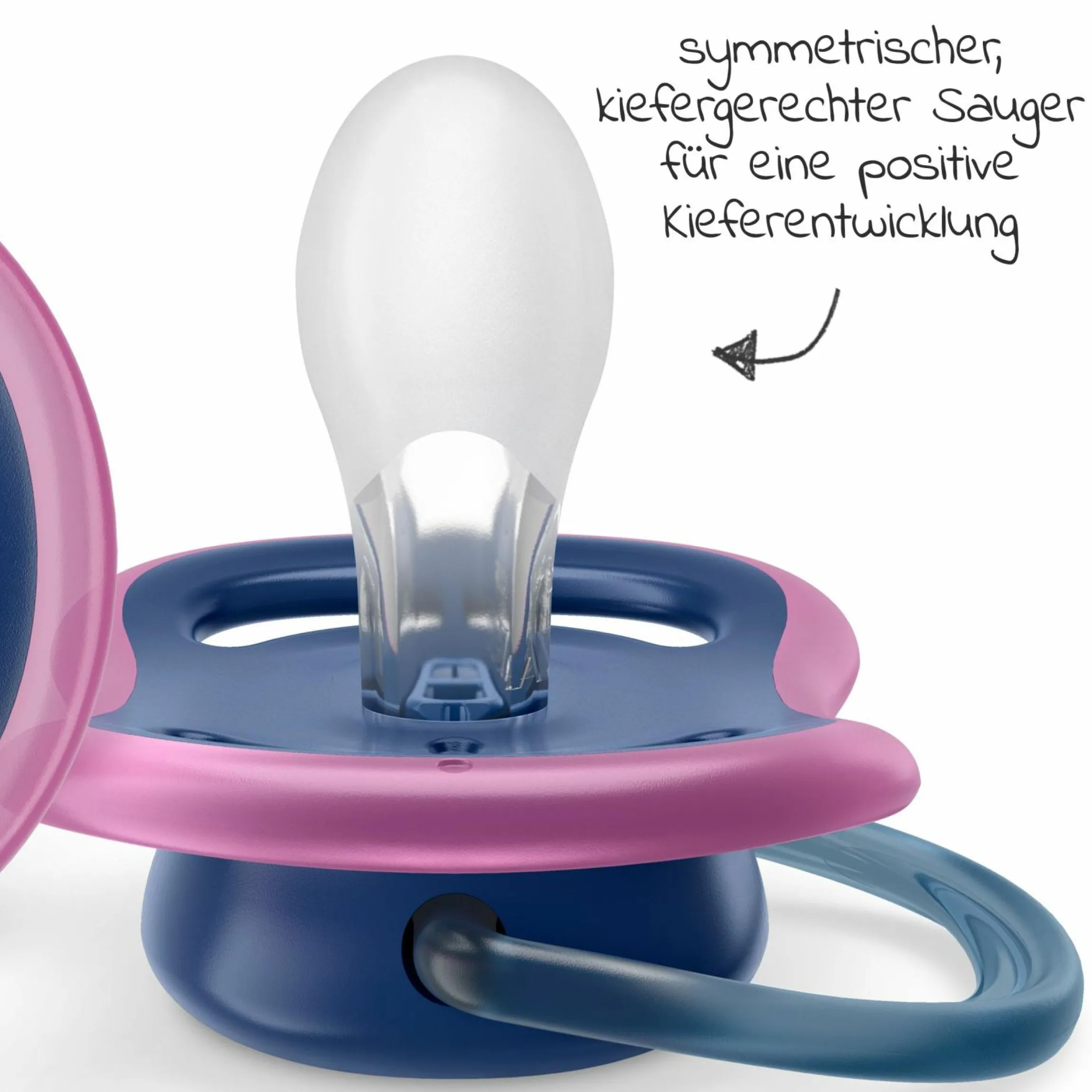 Schnuller 2er Pack Ultra Air ab 18 M - Elefanten / Love