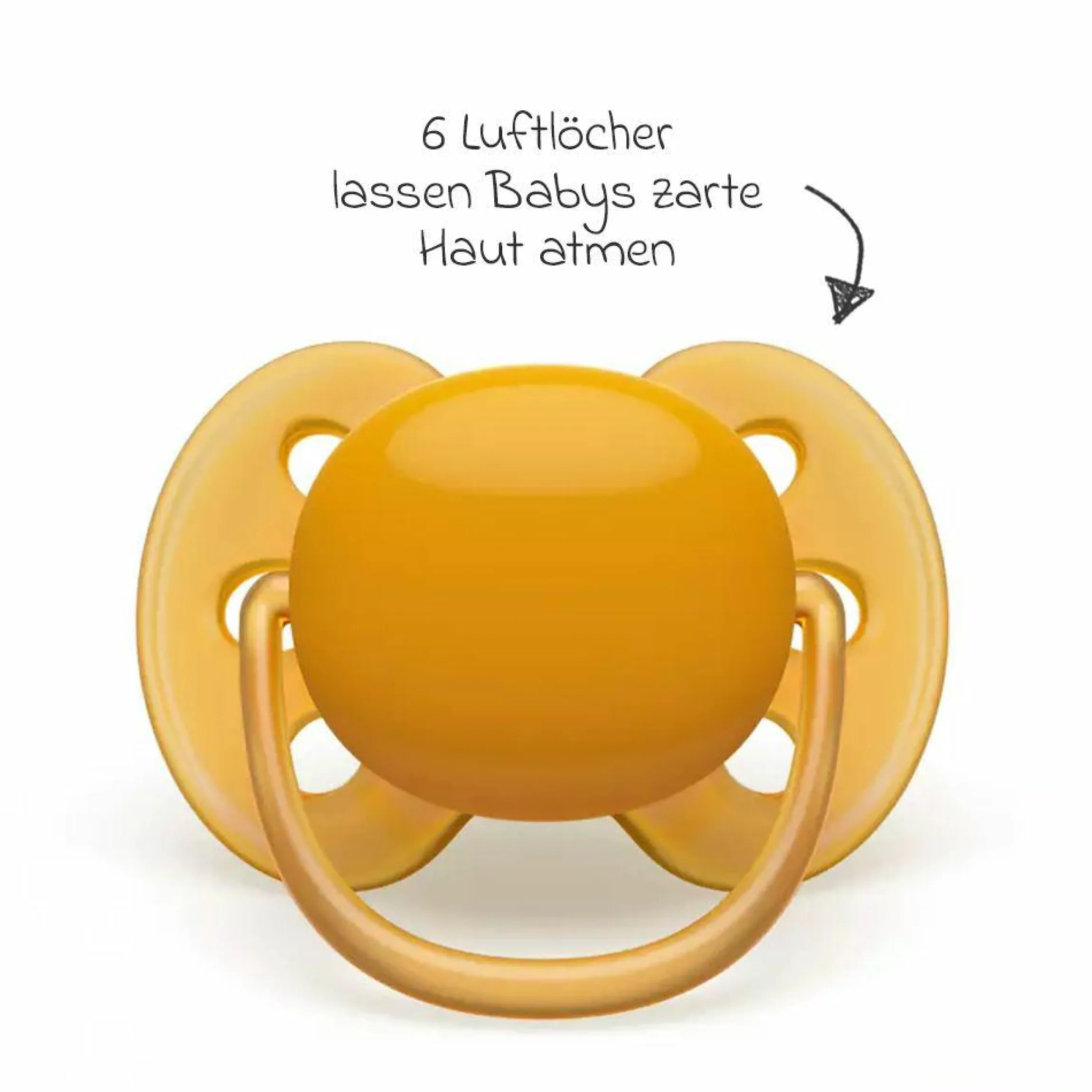 Schnuller 2er Pack Ultra Soft 6-18 M - Petrol / Senfgelb