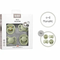 Schnuller Probierset - Try-it Collection 4er Pack - Sage - Gr. 0-6 M