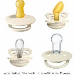Schnuller Probierset - Try-it Collection 4er Pack - Ivory - Gr. 0-6 M