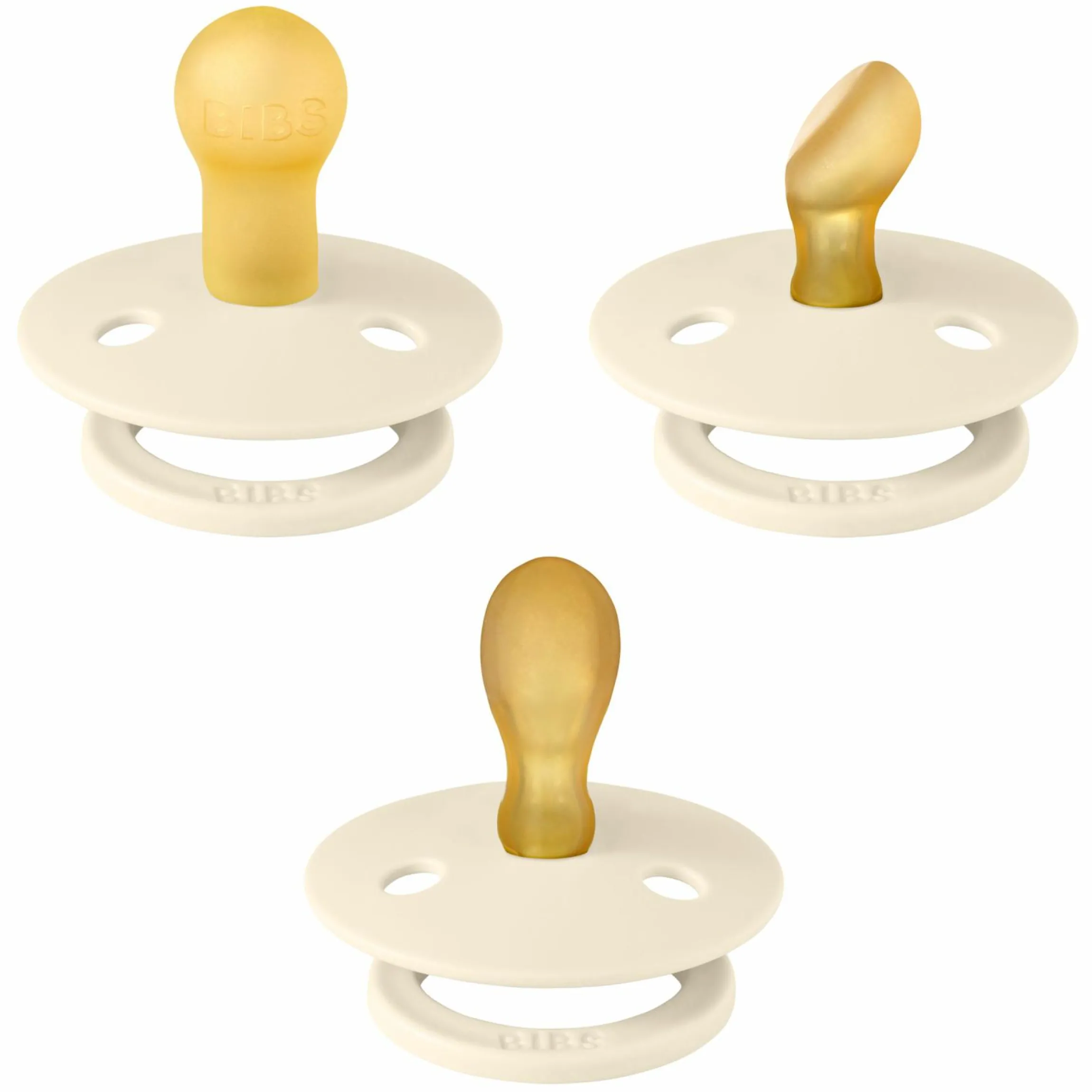 Schnuller Probierset Try-it Collection 3er Pack Colour Latex 0-6 M - Ivory
