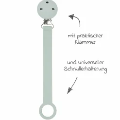 Schnullerband Silikon - Sage Green