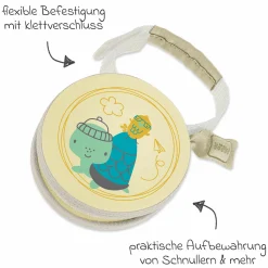 Schnullertasche - Schildkröte - Gelb