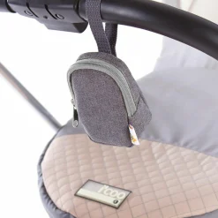 Schnullertasche Deluxe - Grau